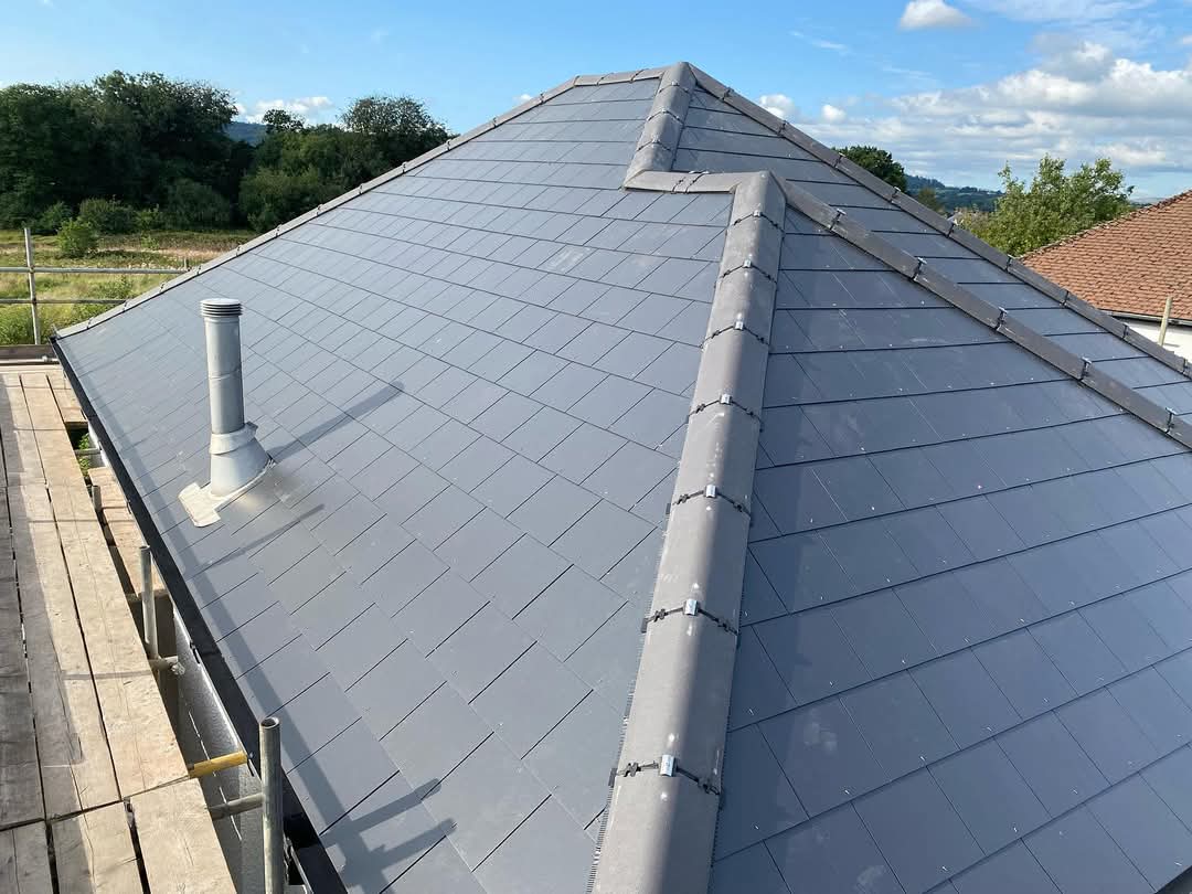 Chimney repair work by FLG Roofing & Building