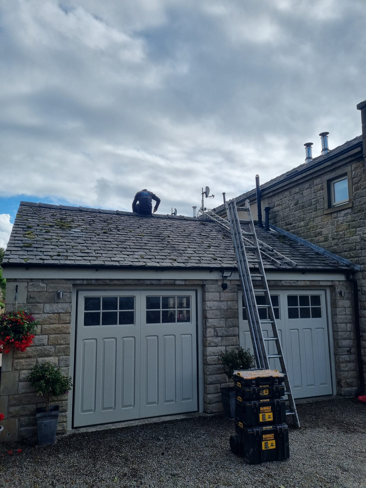 Pitched Roof Rebuild — before