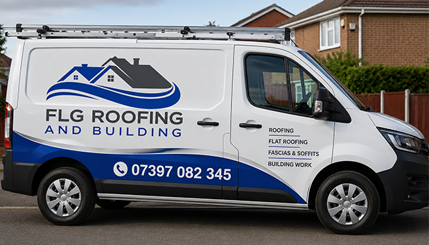 FLG Roofing & Building team on site in North Wales