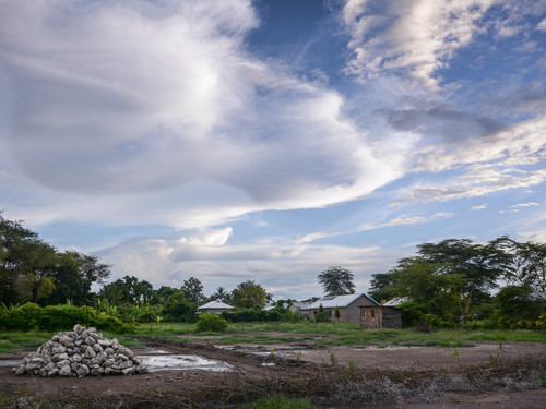 Open landscape near Karatu in northern Tanzania