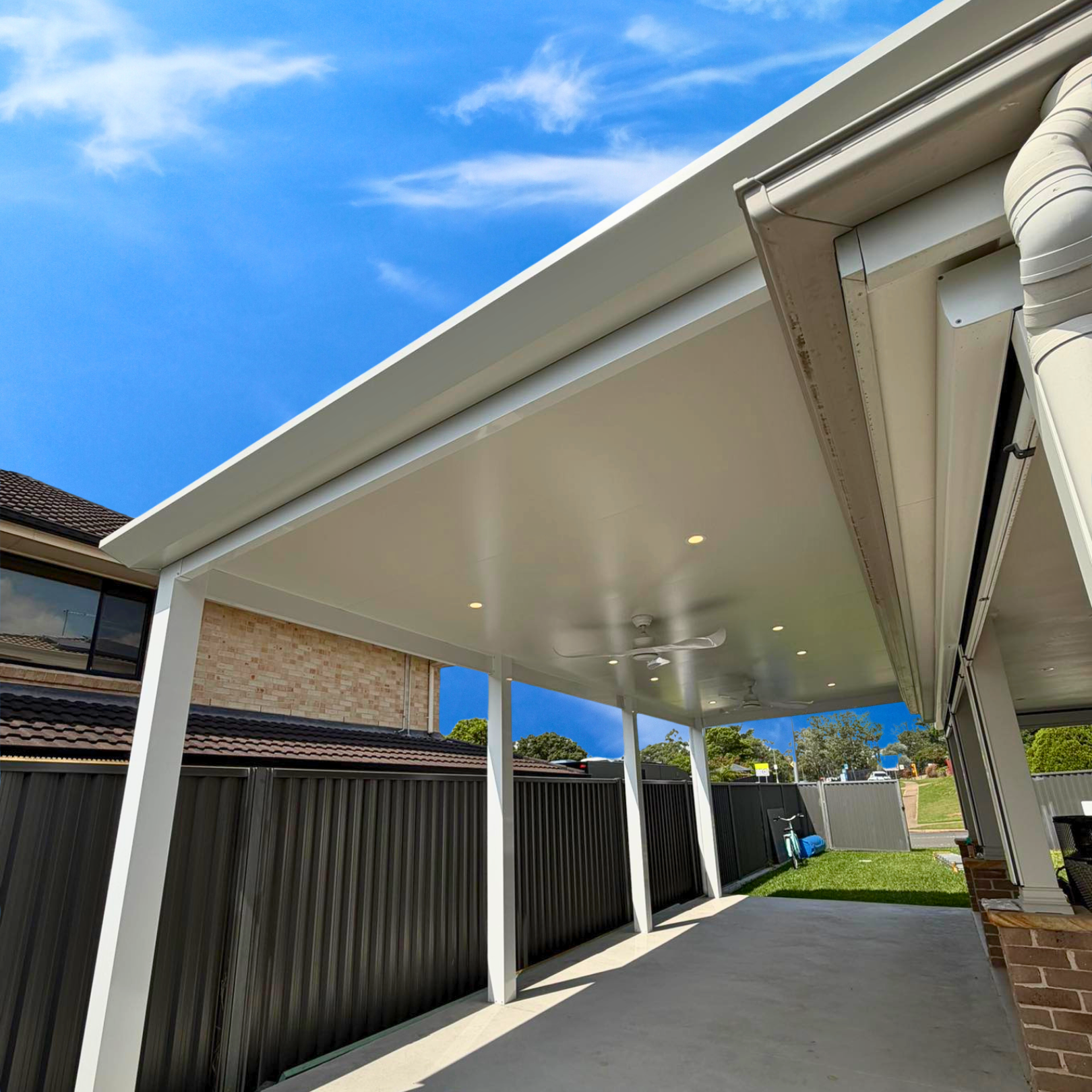 Outdoor living space with insulated patio in Sydney