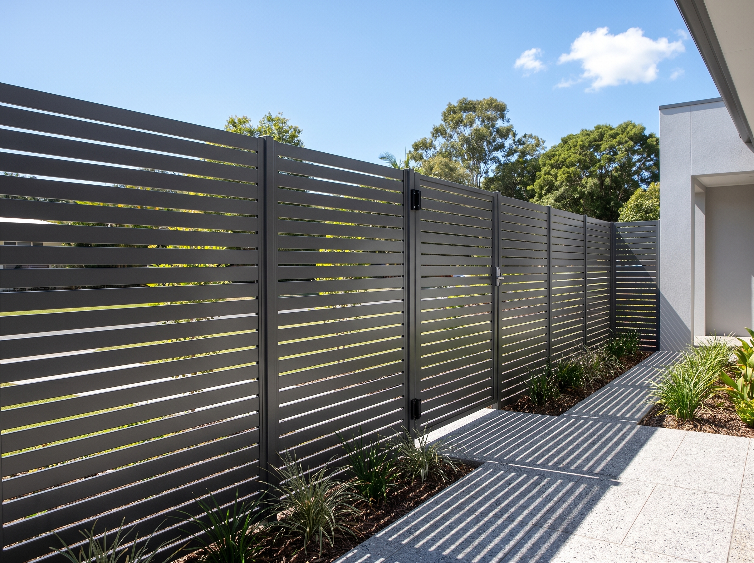 Ezi Slat Fences Sydney project by Jim Home Improvement in Sydney