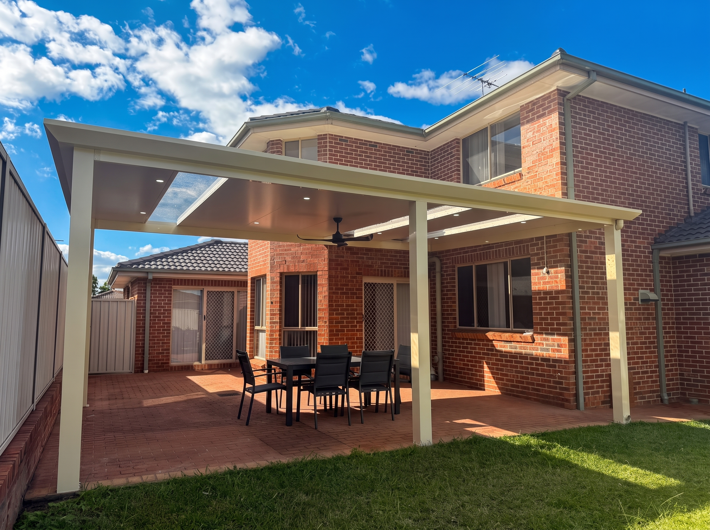 Insulated patio attached to a Sydney home