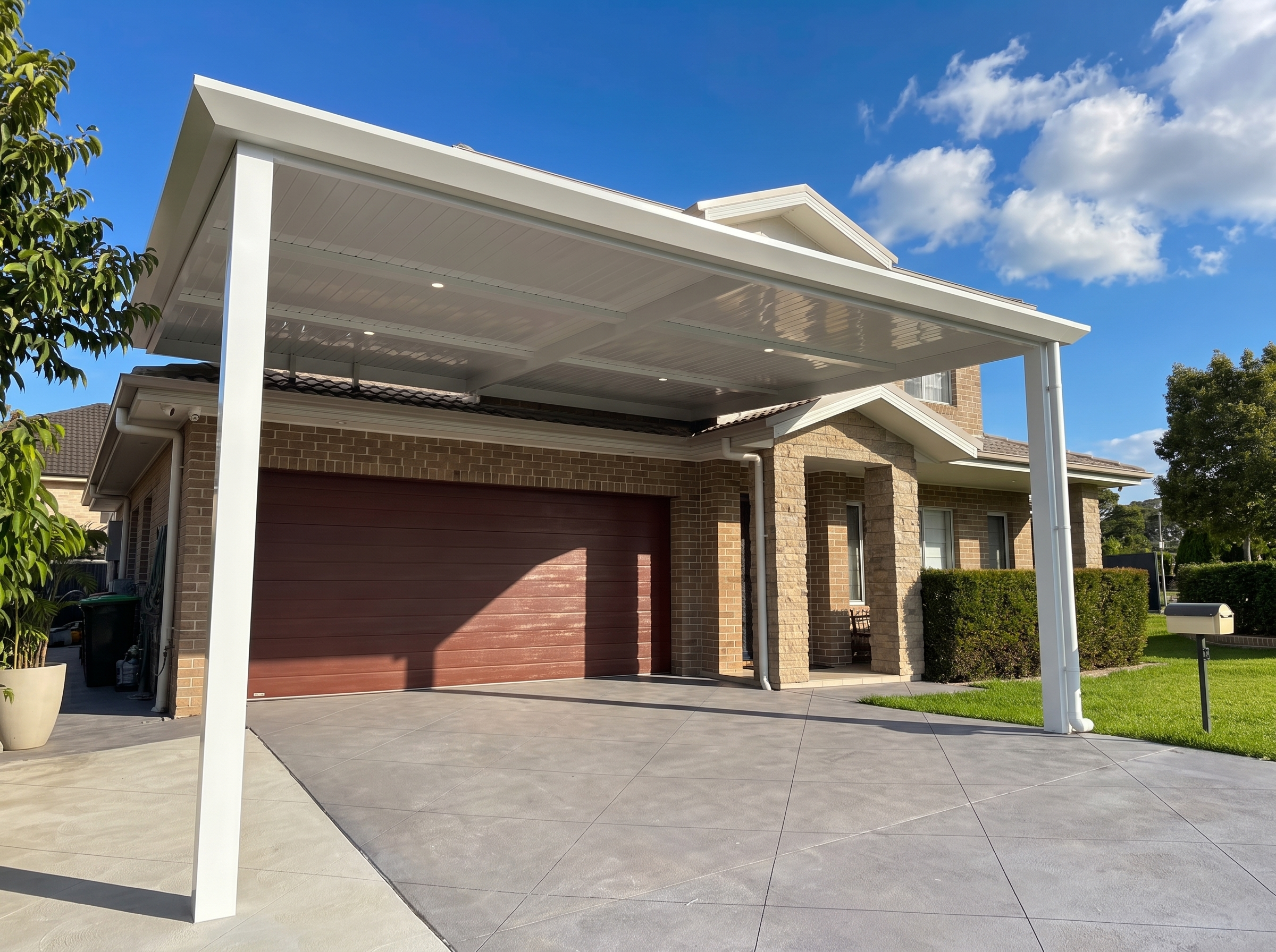 Gable patio with outdoor seating in Sydney