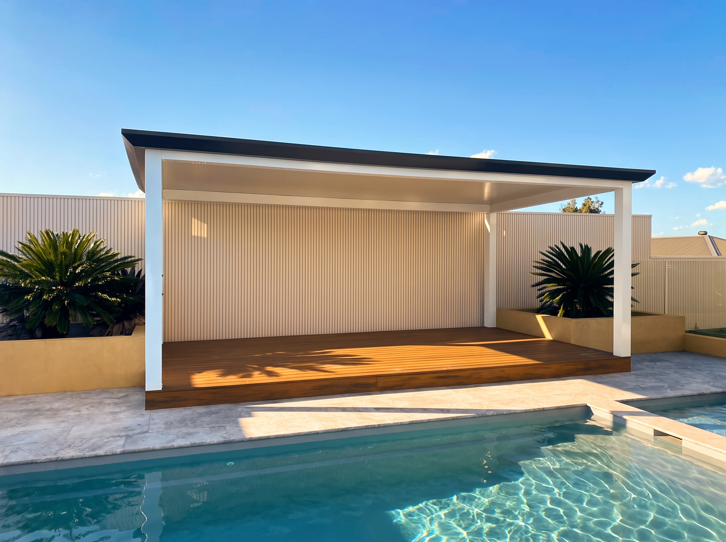 Composite deck and patio combination in Sydney