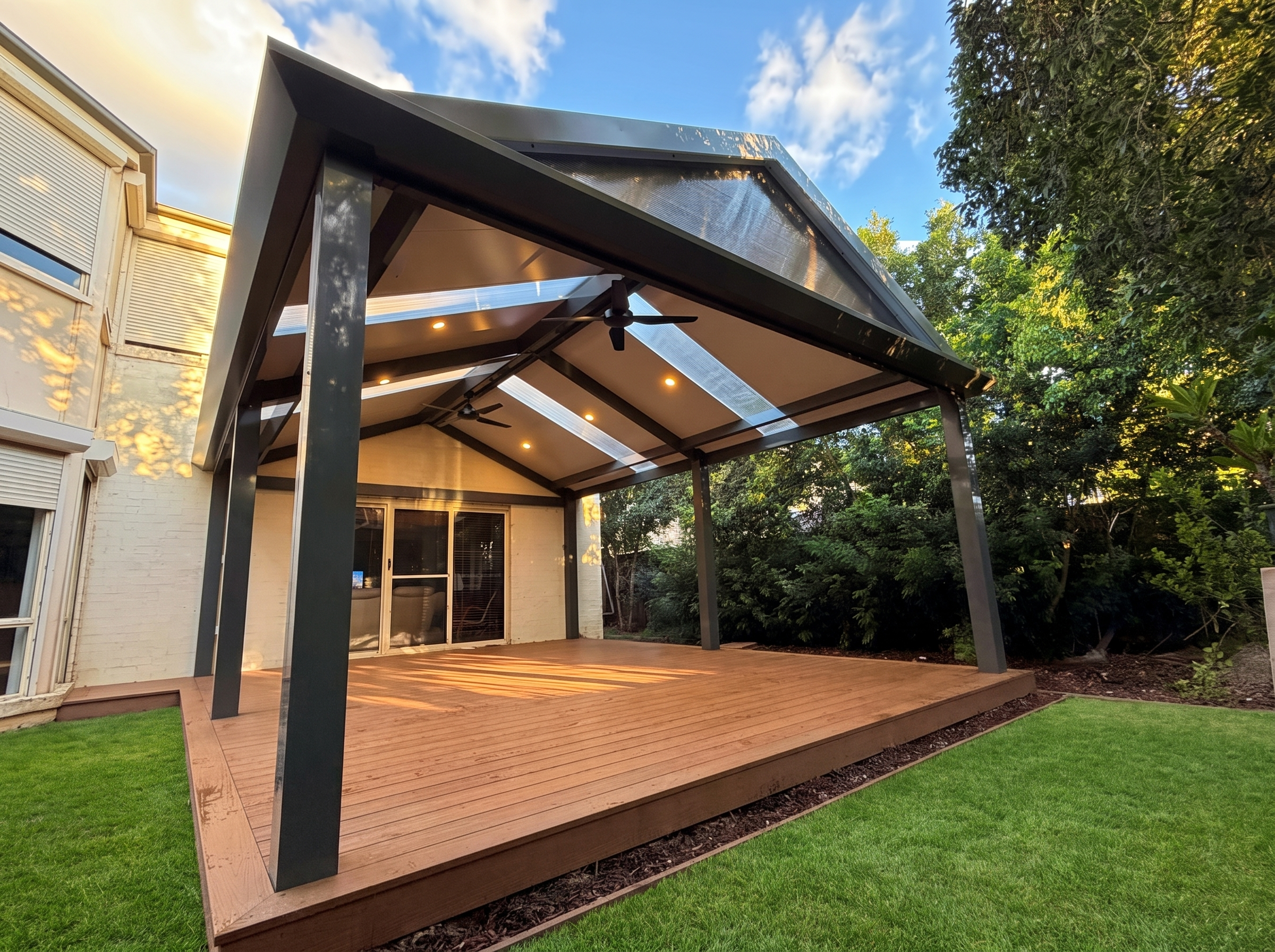 Flat roof patio and deck in Sydney