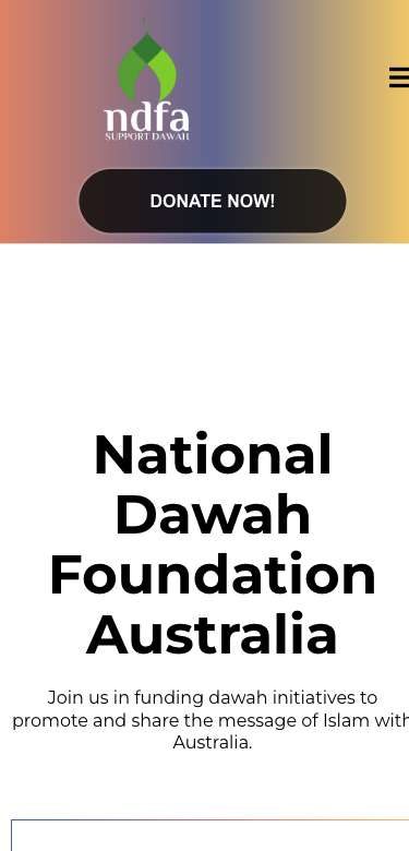 NDFA on mobile before