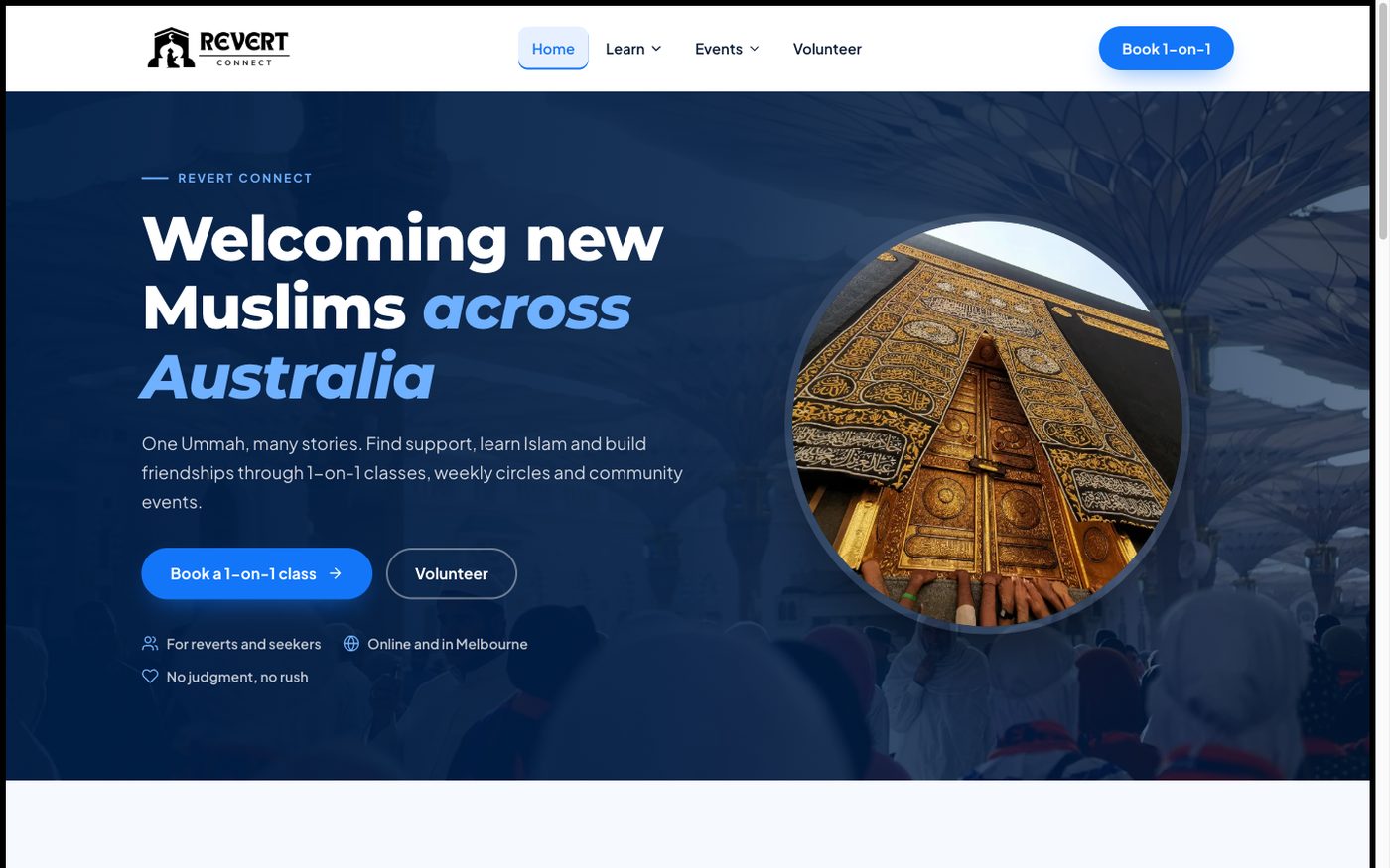 RevertConnect.com after the redesign