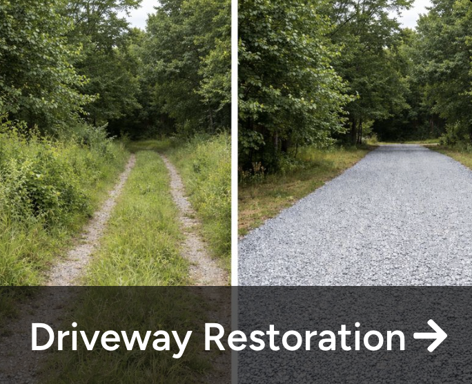 Driveway restoration in Alberta