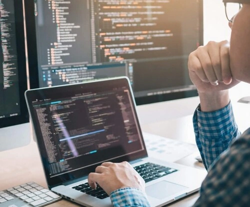 Web developer setting up Patient Lead Flow system to grow healthcare practices