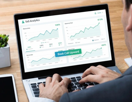 Dashboard with performance stats demonstrating patient growth using Patient Lead Flow
