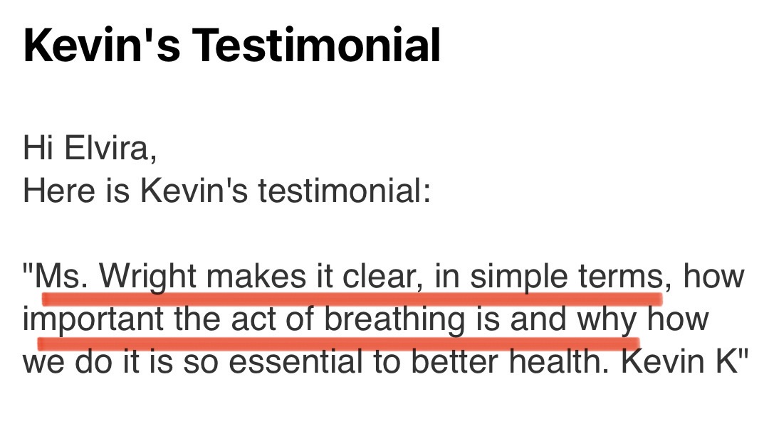 Client Testimonial