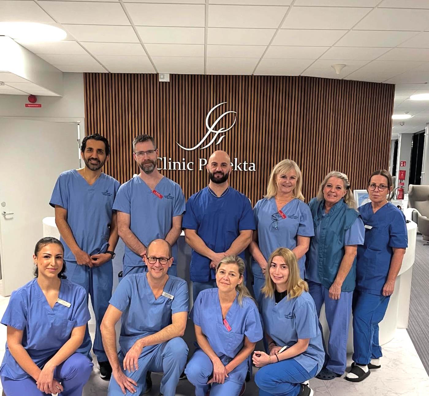 Teamet hos Clinic Perfekta