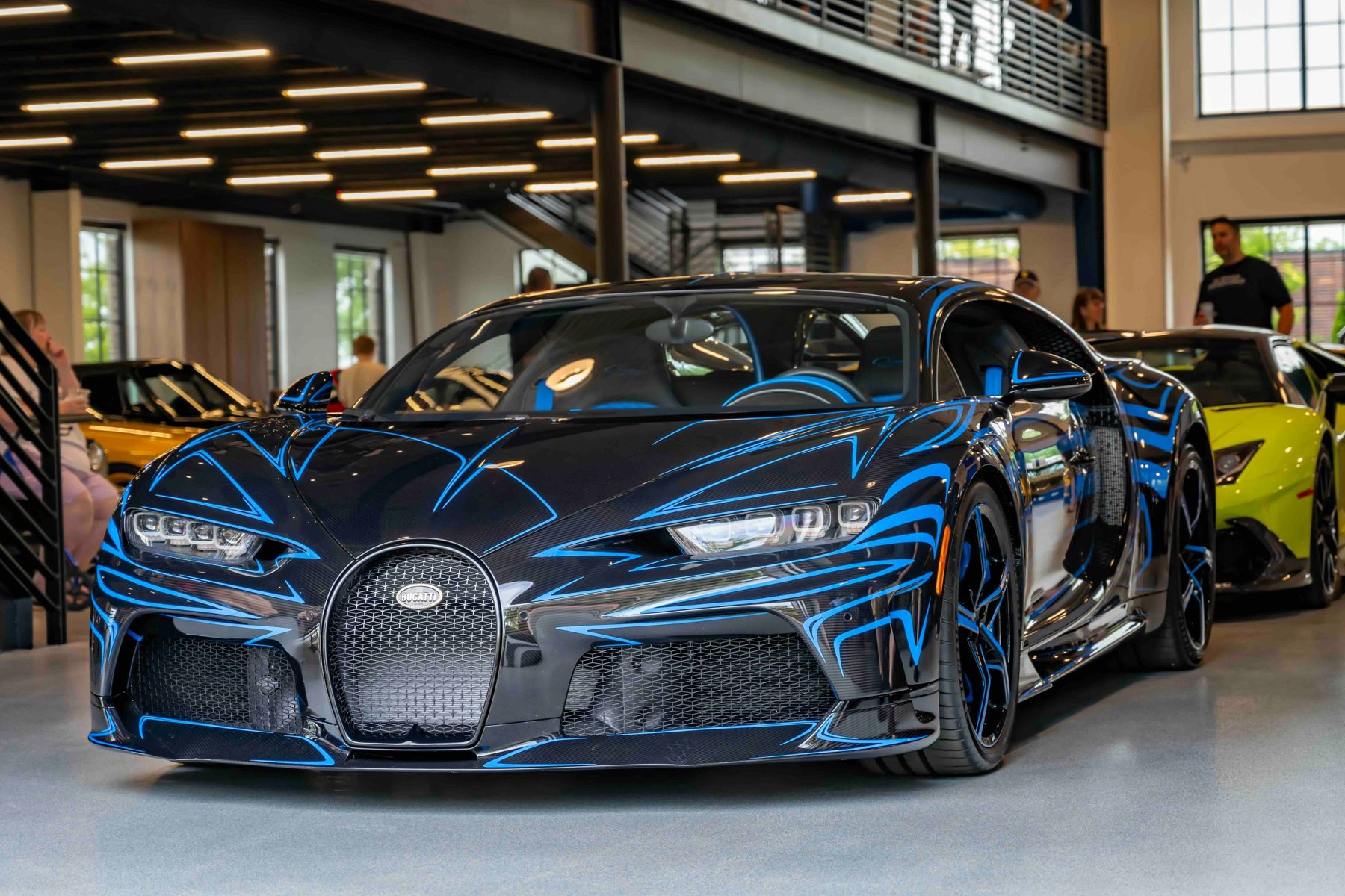 Bugatti Chiron Super Sport at a Regulators Car Club event