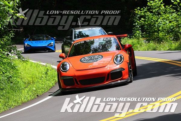 Porsche GT3 RS on the Tail of the Dragon