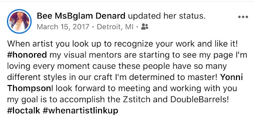 LOC styling student and mentorship proof