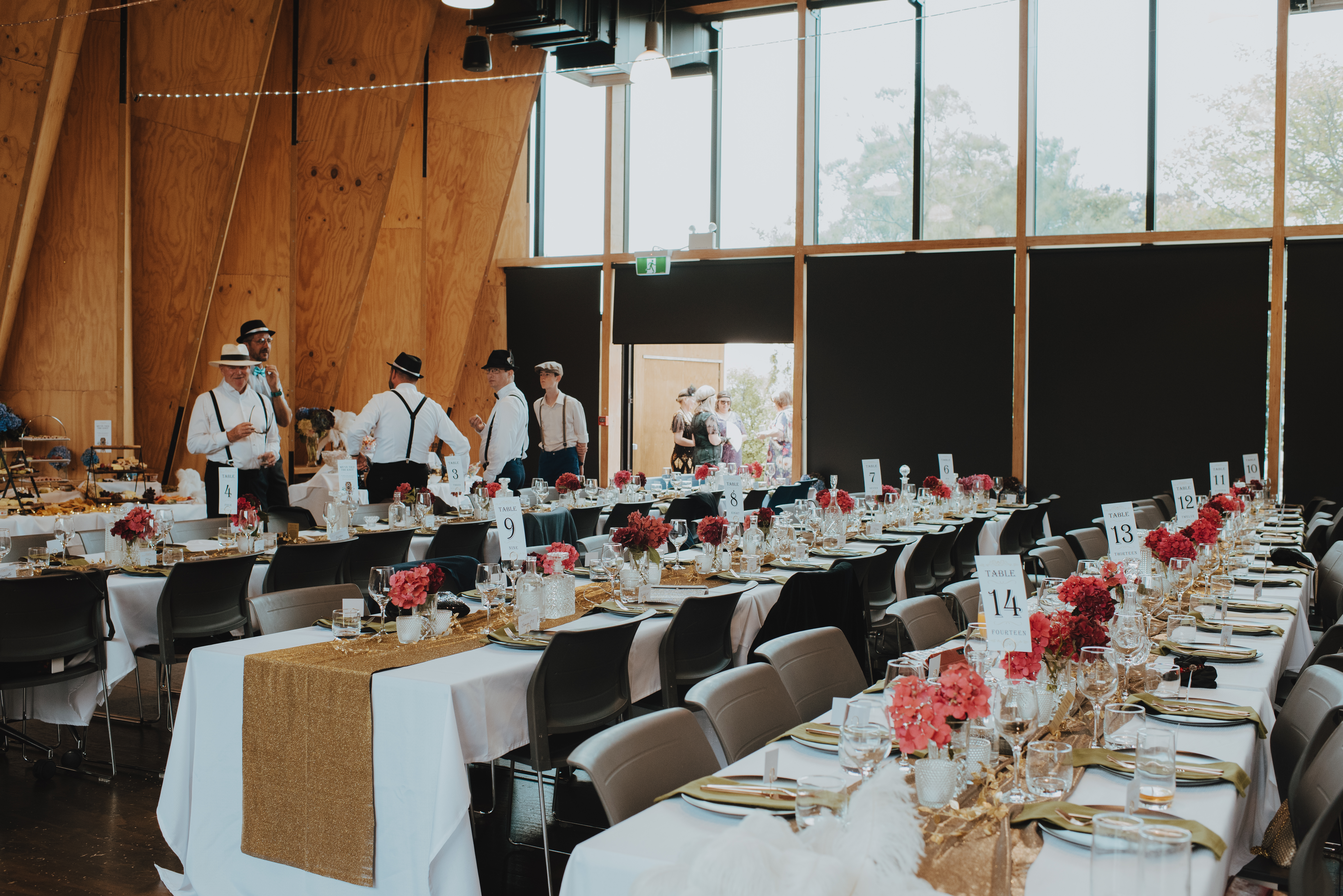 great gatsby themed community centre wedding great gatsby themed community centre wedding