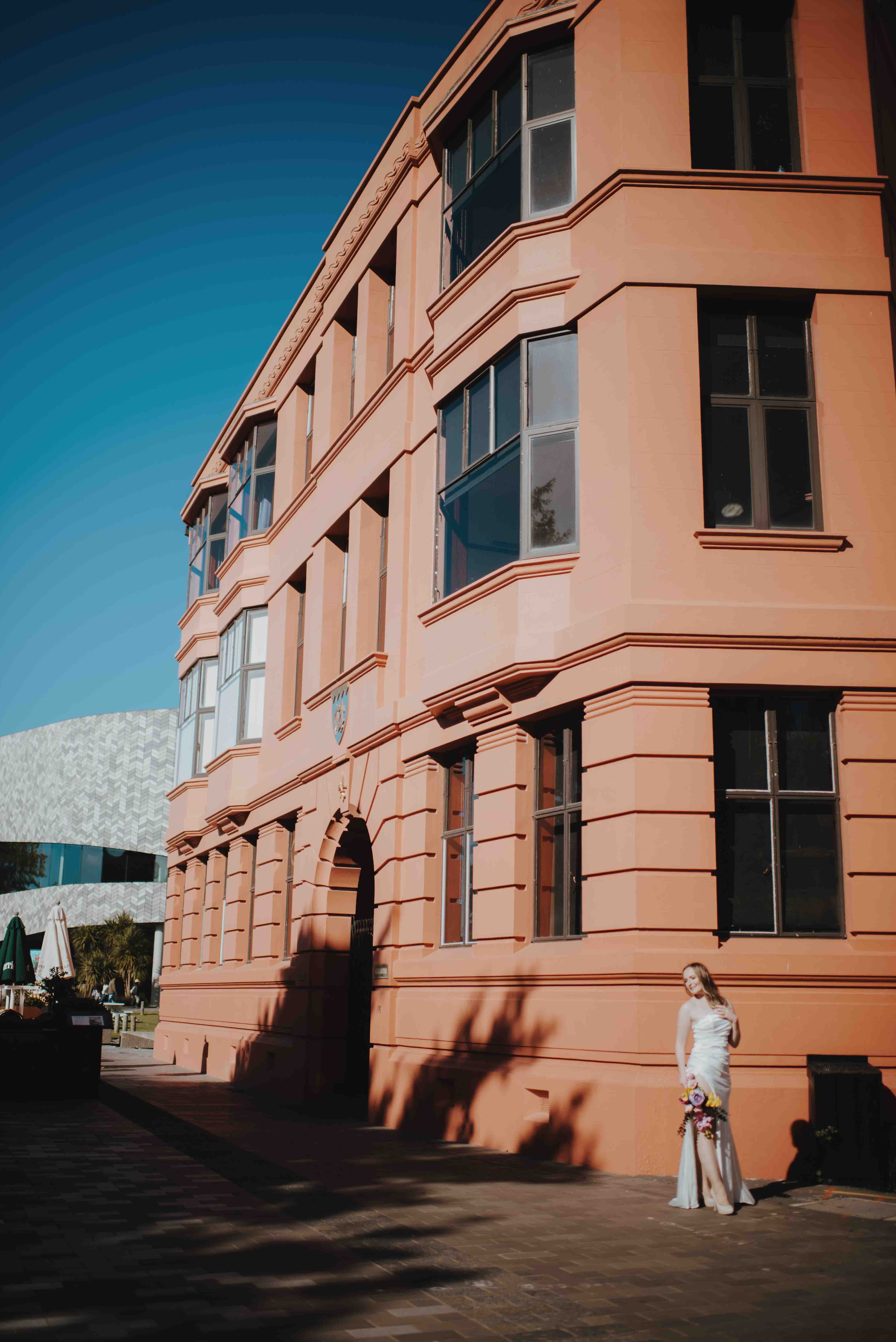 orange tone building in christchurch cbd