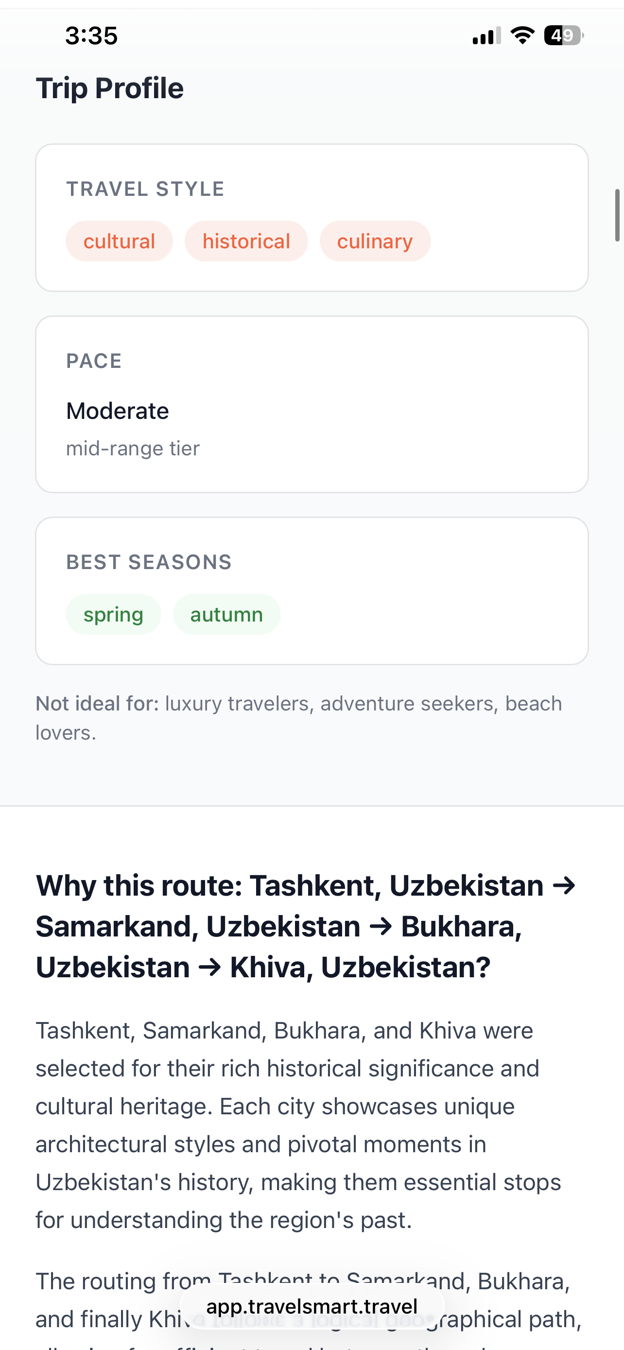 GEO-enriched view on mobile