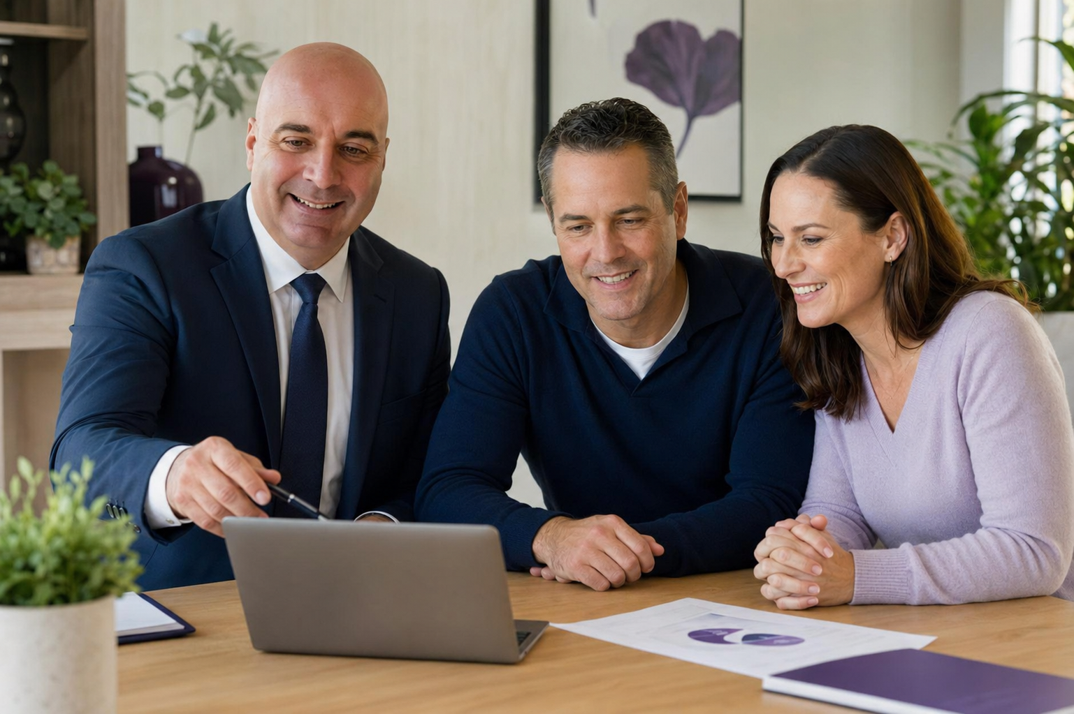 David Gasparini helping clients understand their home loan options