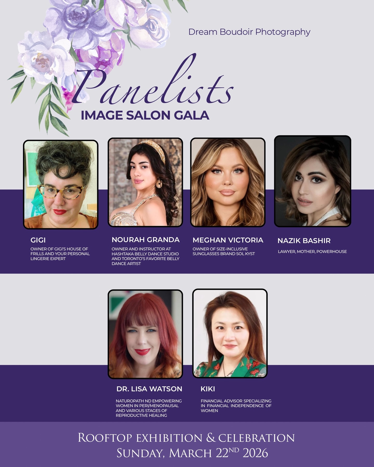Introducing the panelists for The Woman I Became...