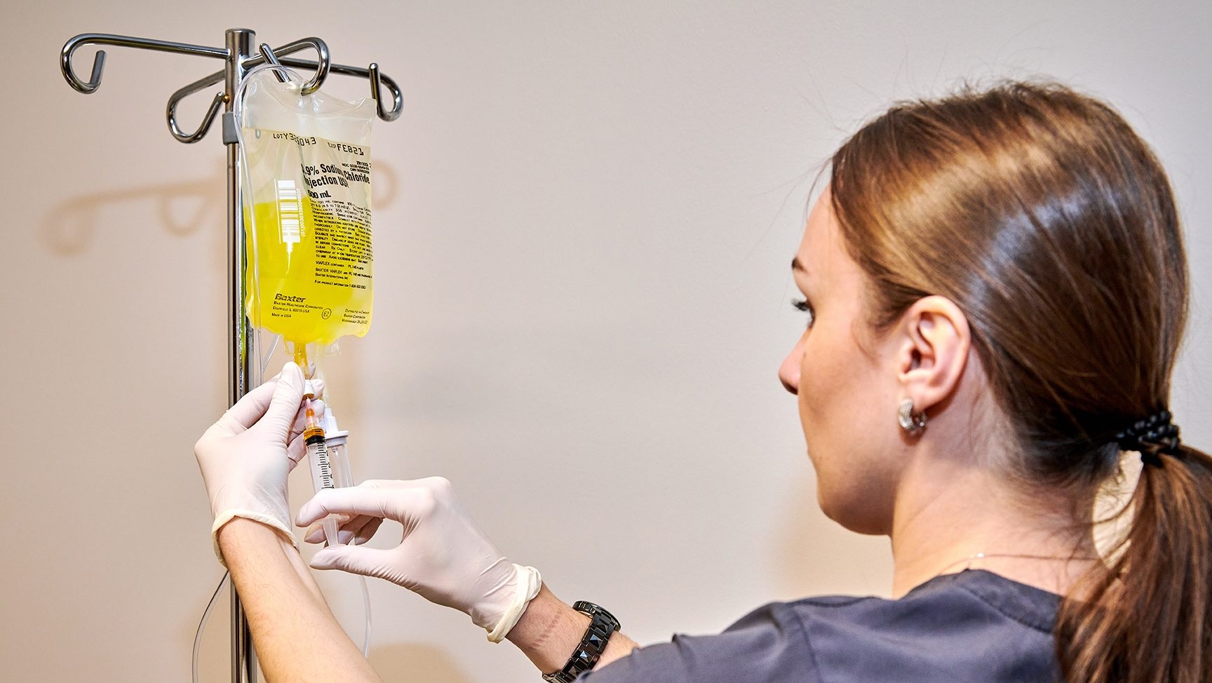 Vitamin IV therapy session at LeVogue Med Spa Temecula