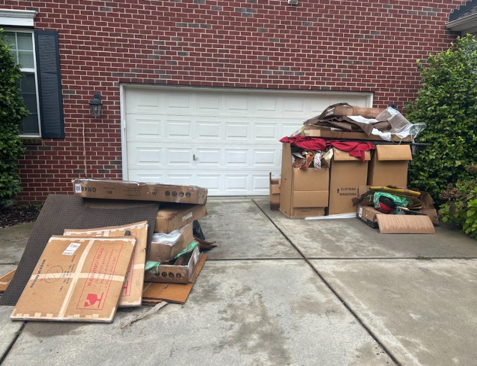 Before junk removal project