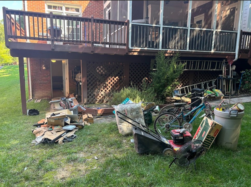 Before junk removal project