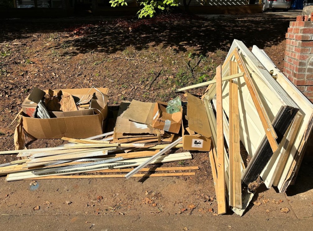 Before junk removal project