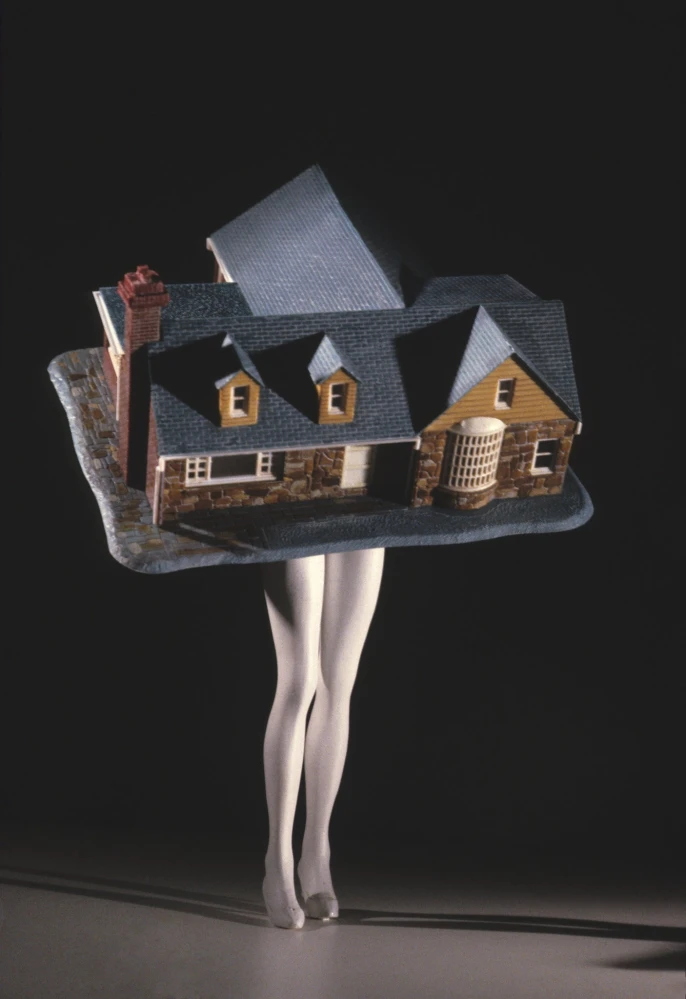 Laurie Simmons walking house artwork