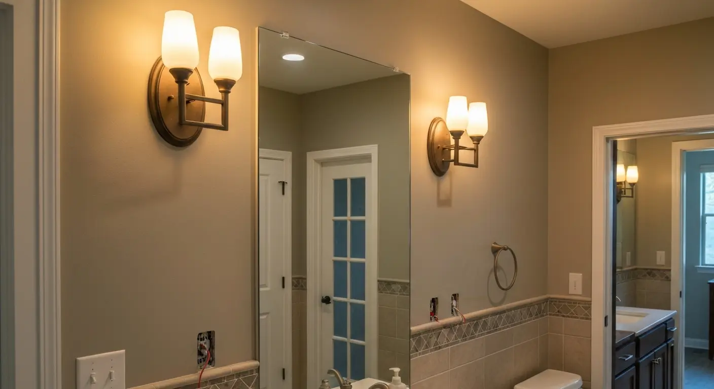 Decorative bathroom lighting
