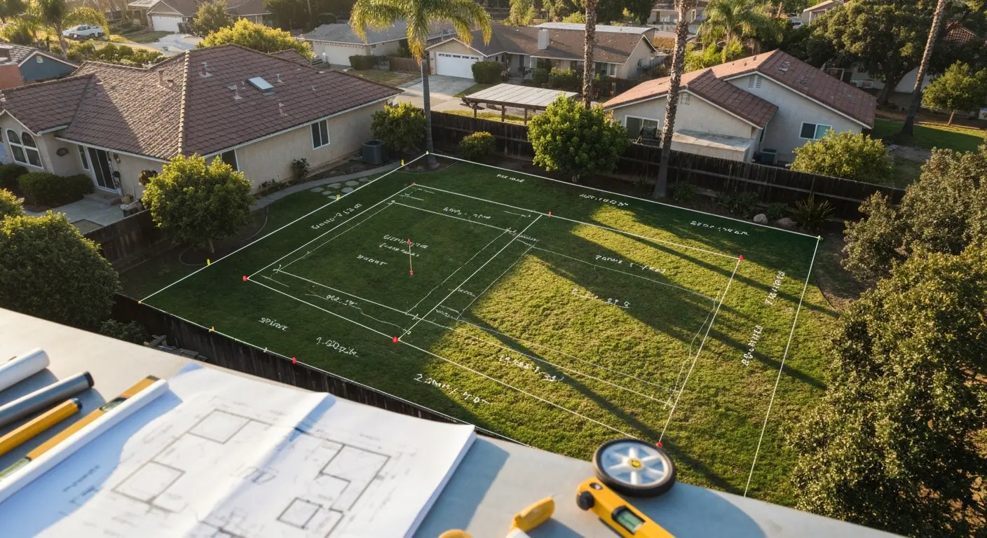 ADU design layout on property