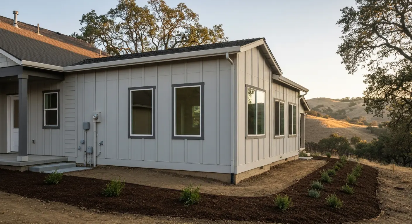 Detached ADU next to main home
