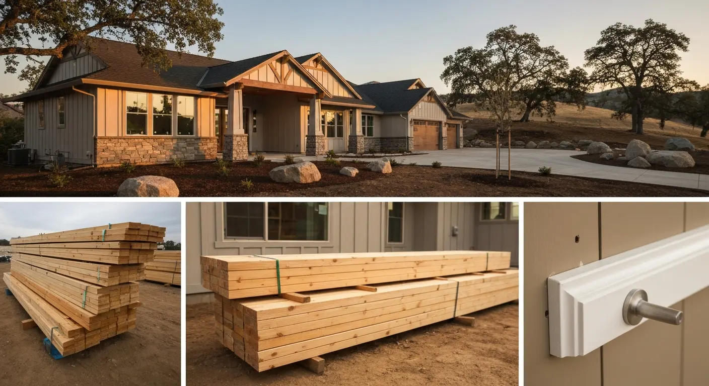 Custom home construction in Auburn foothills