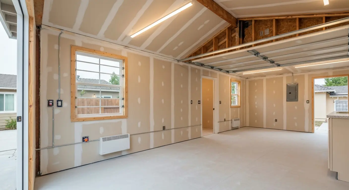 Garage converted to ADU
