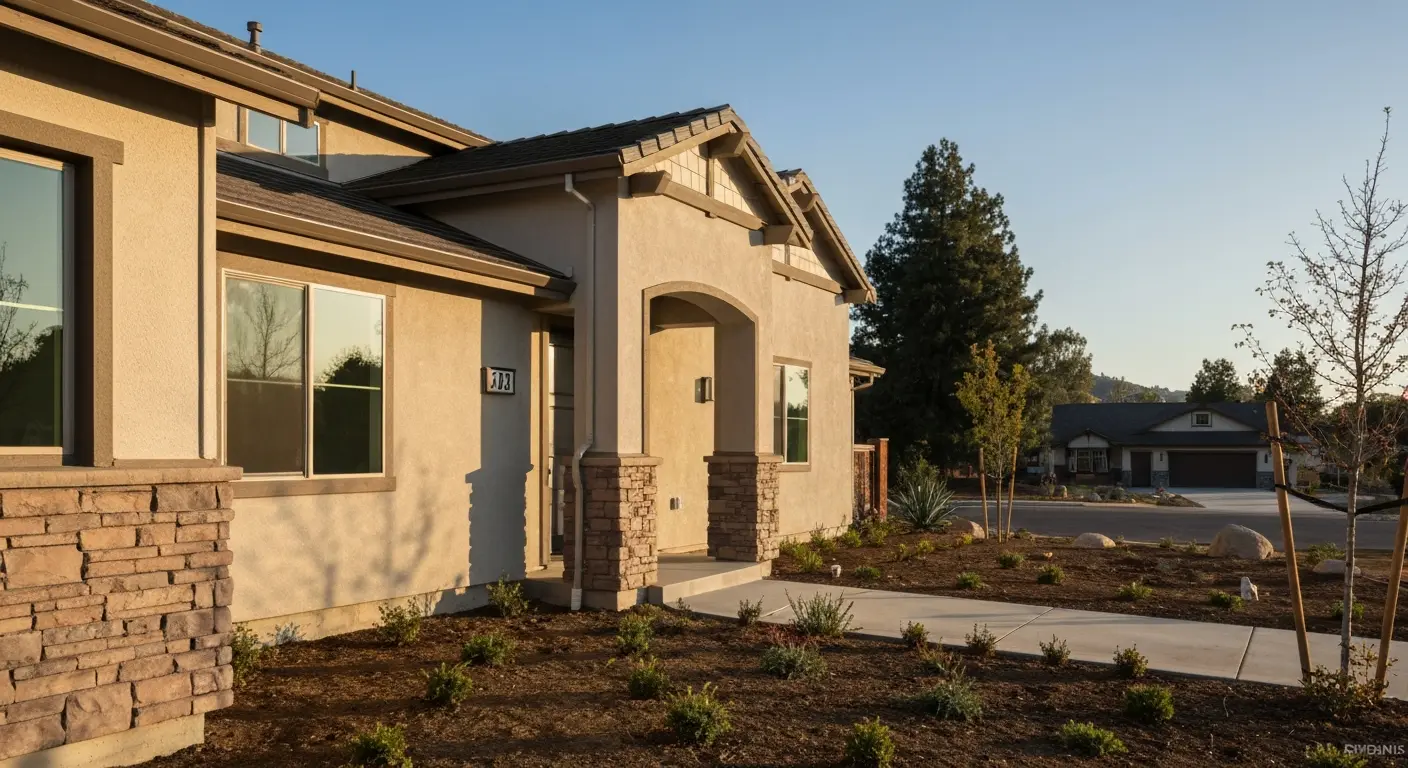 New home construction in Placer County