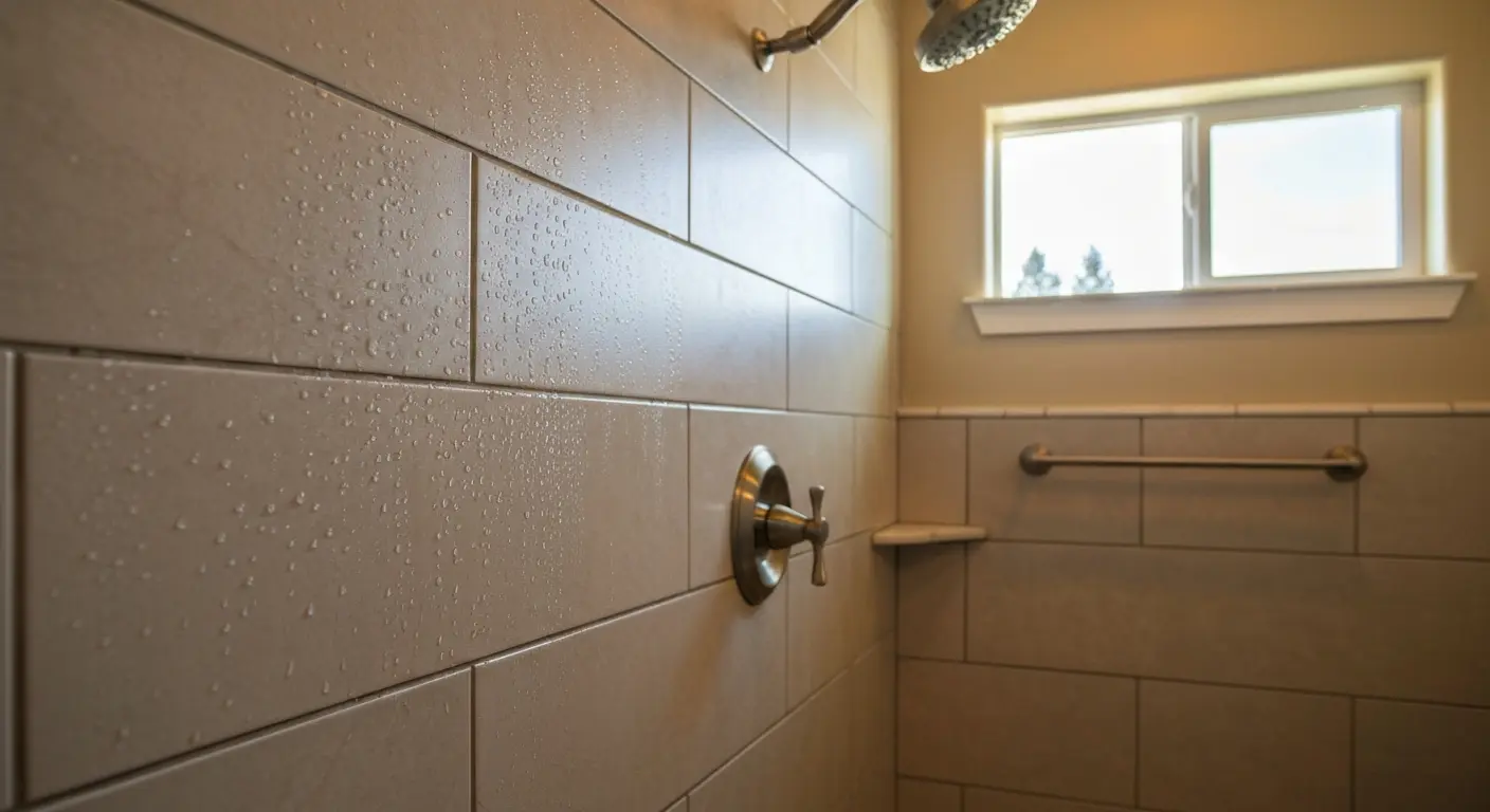 Standard tile shower