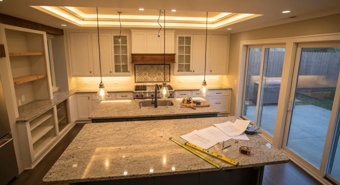 Kitchen island lighting