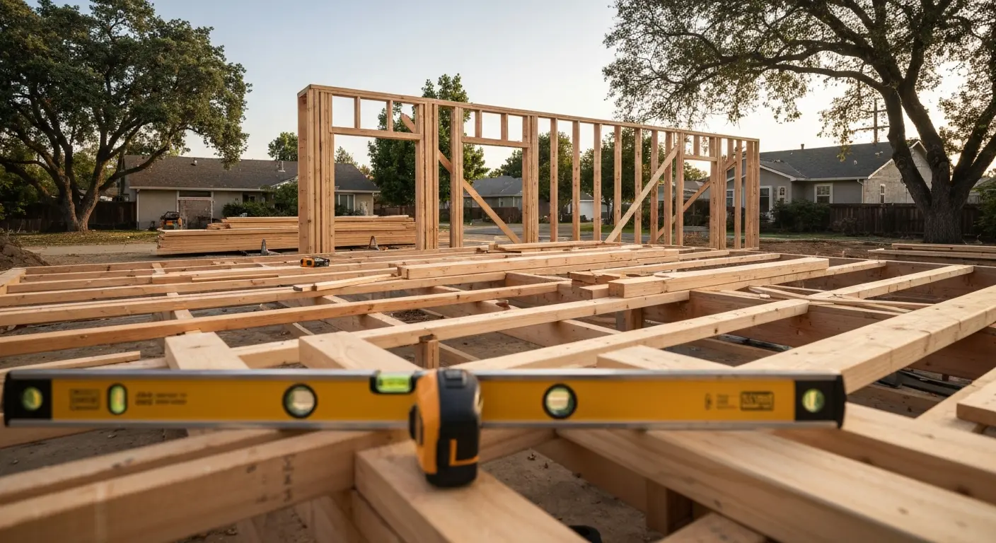 Detached ADU construction