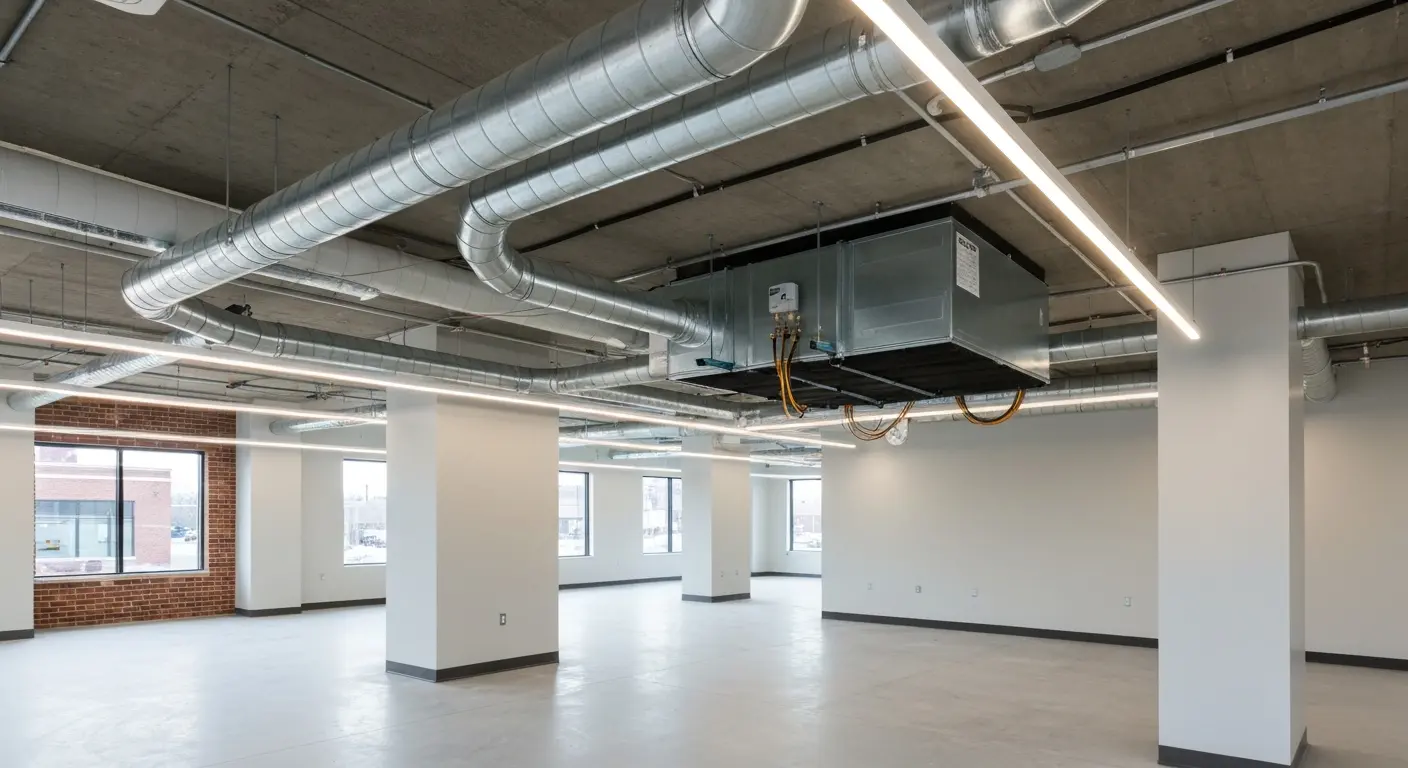 Commercial MEP systems installation
