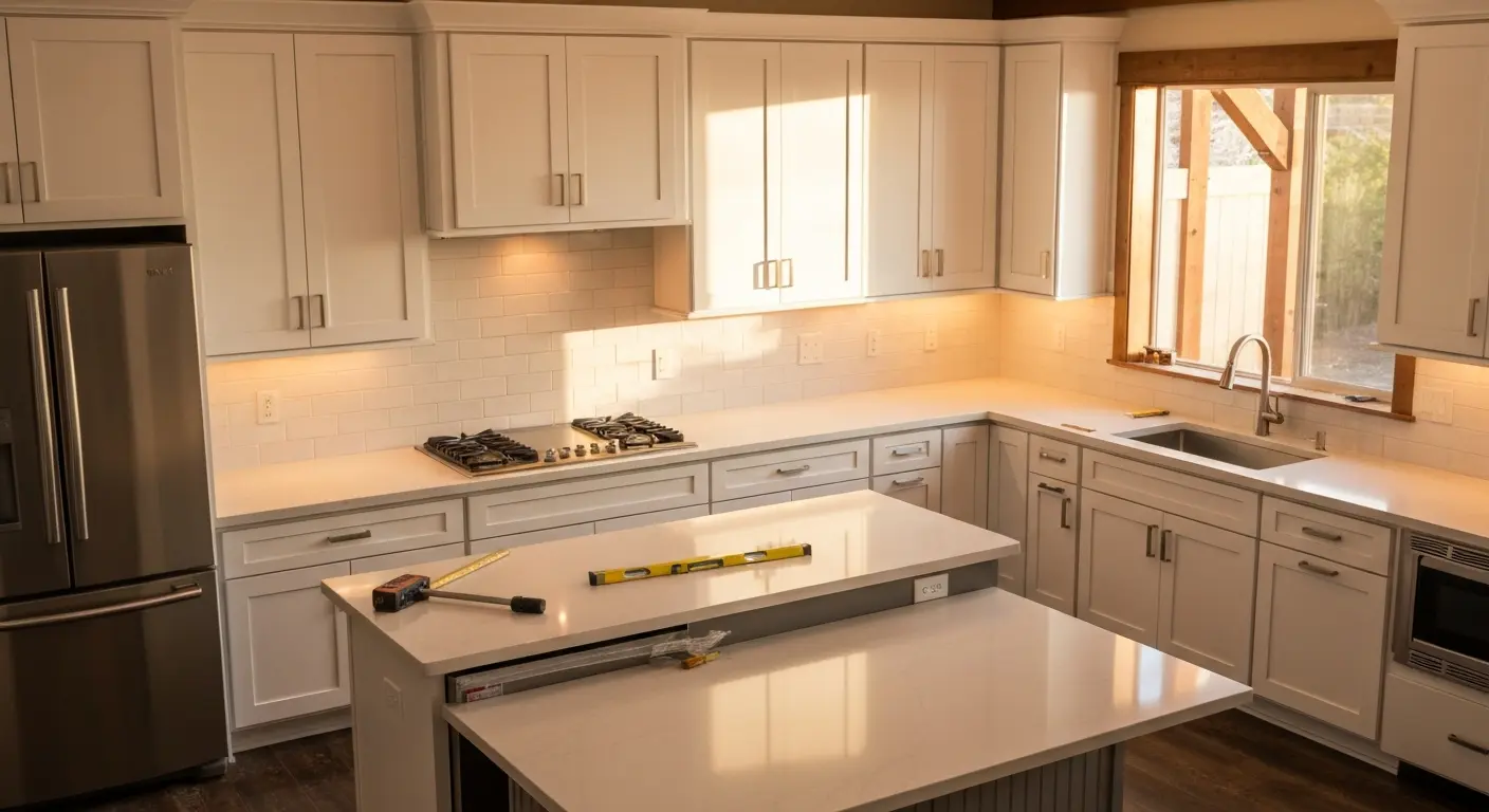 Modern kitchen remodel in Auburn home