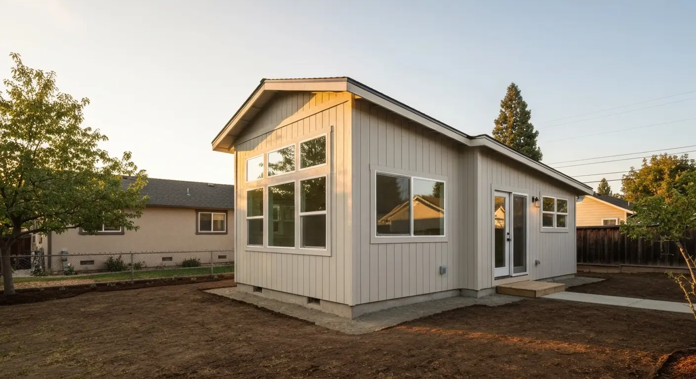 Detached ADU built in Auburn backyard