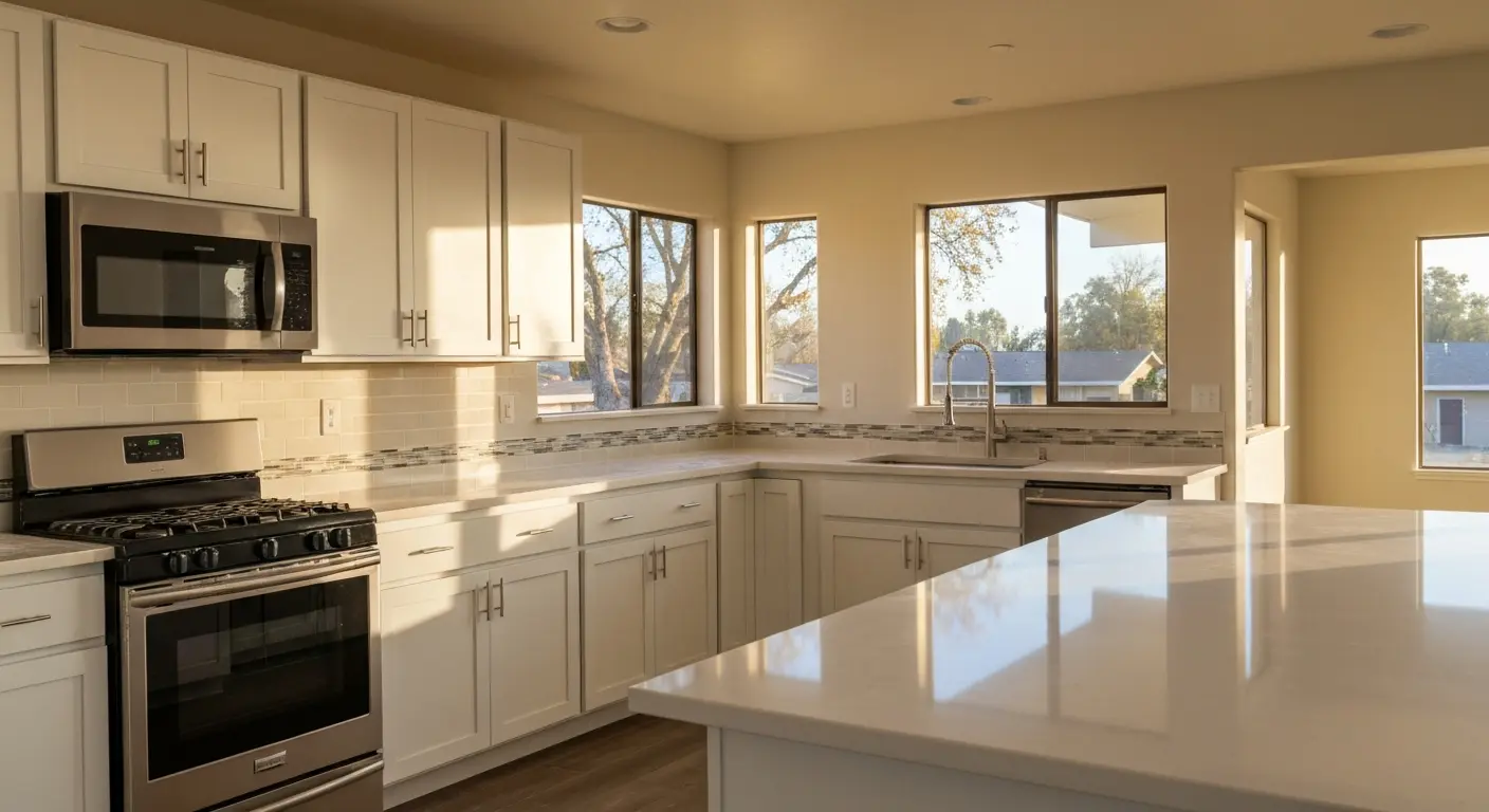 Modern kitchen remodel in Orangevale home