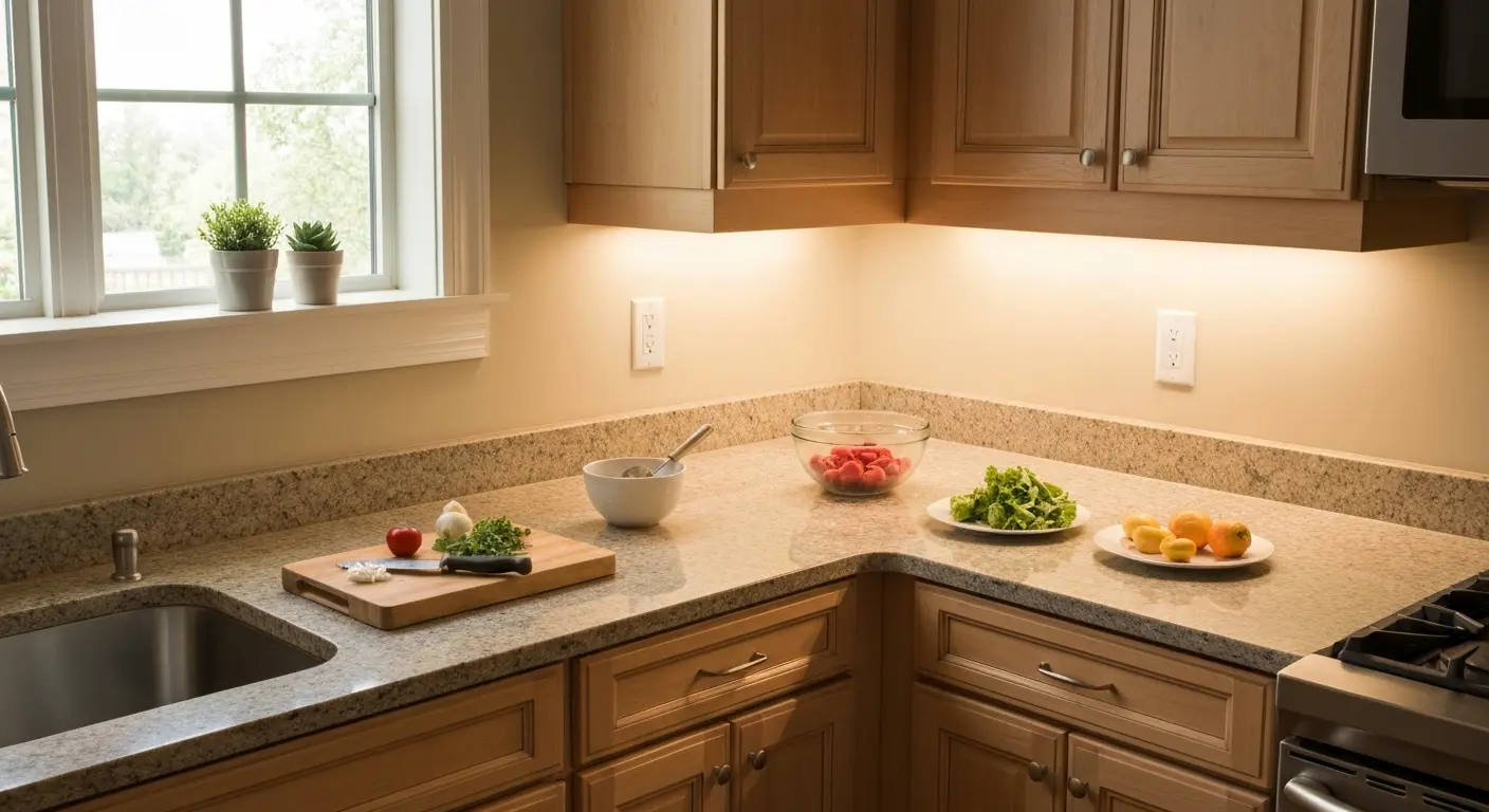 Under cabinet LED lighting