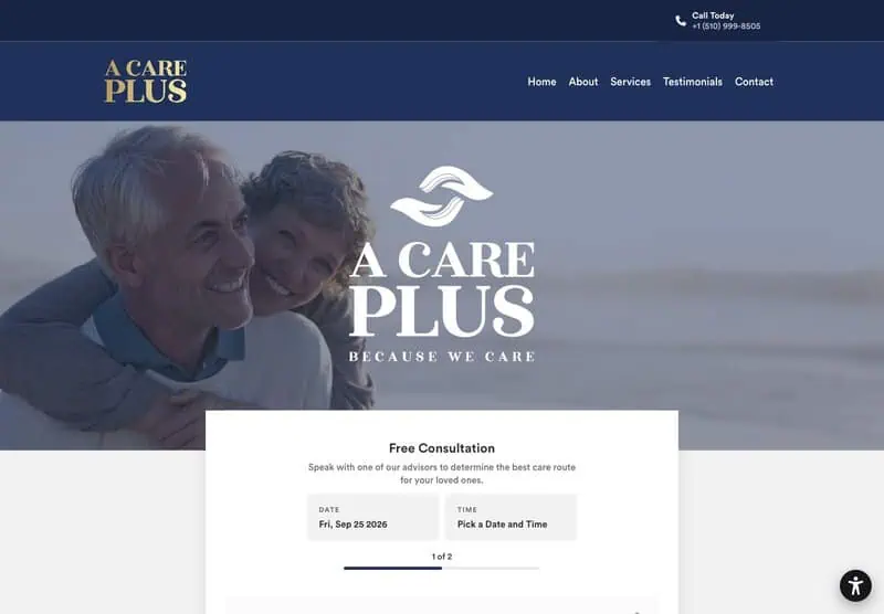 A Care Plus website project
