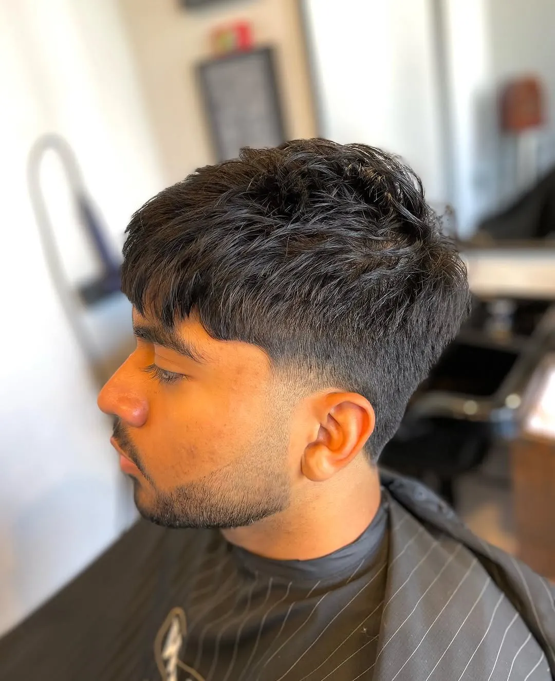 Modern taper fade haircut by Cuts By Gage