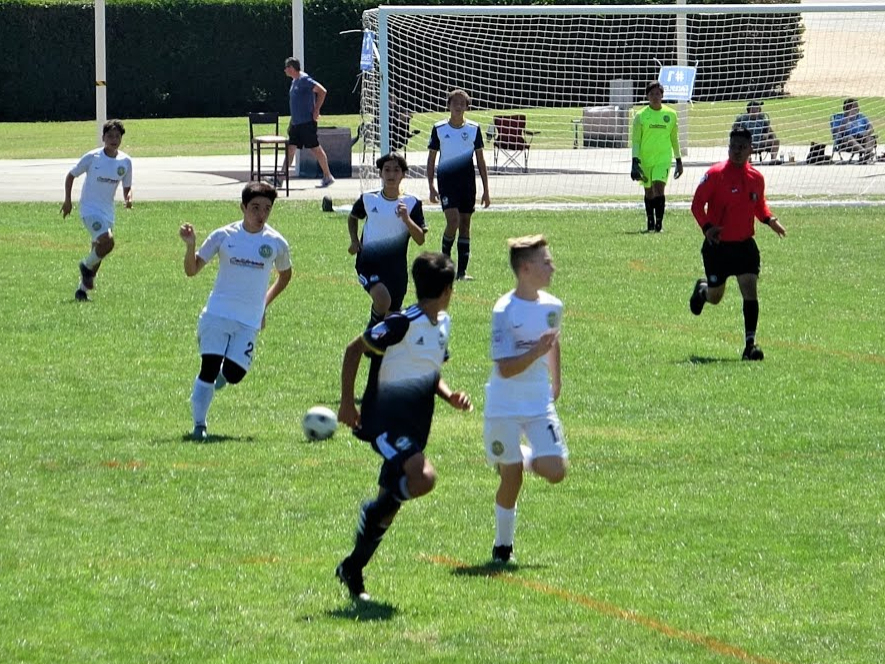 Oaks FC training in the Conejo Valley