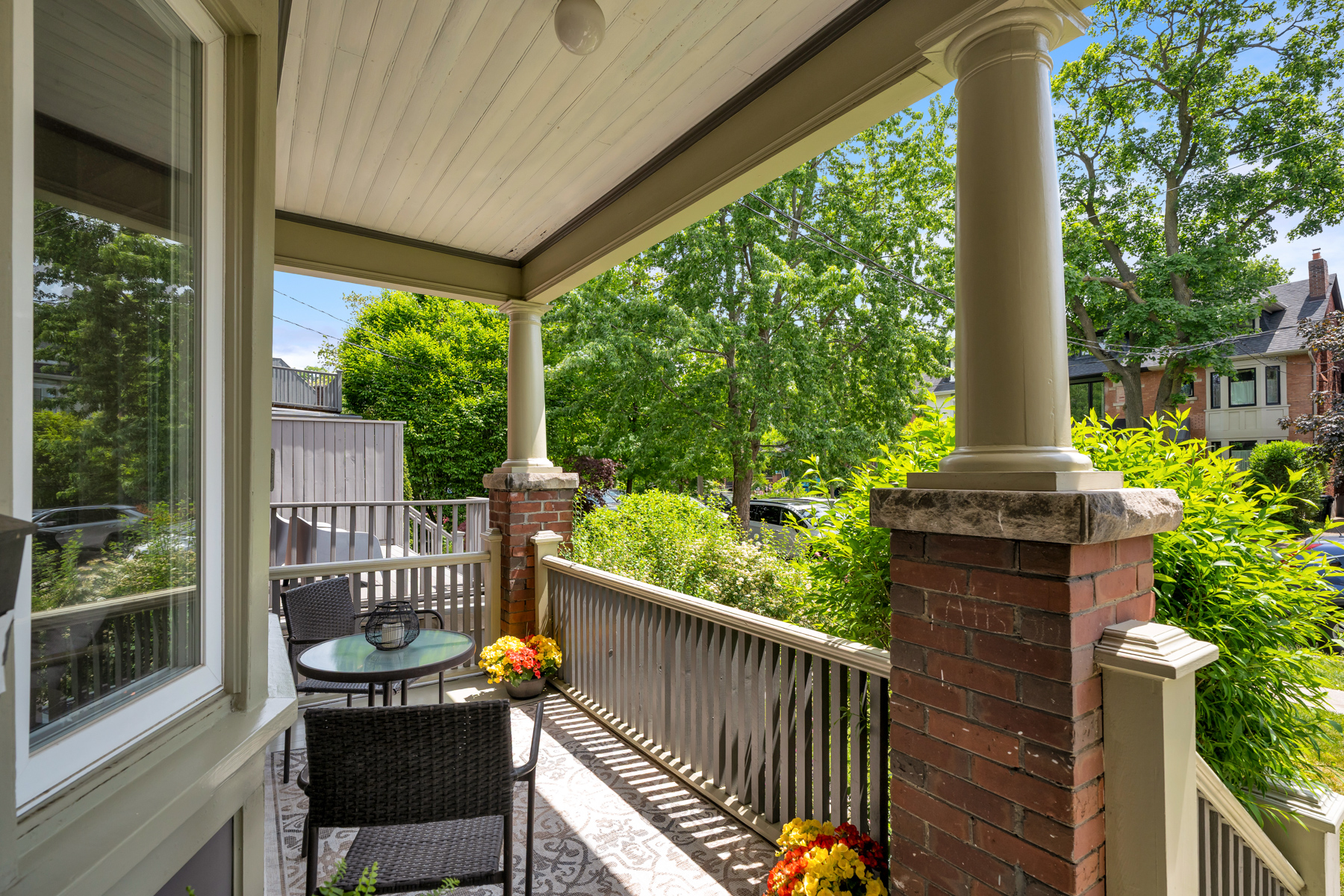 Covered front porch