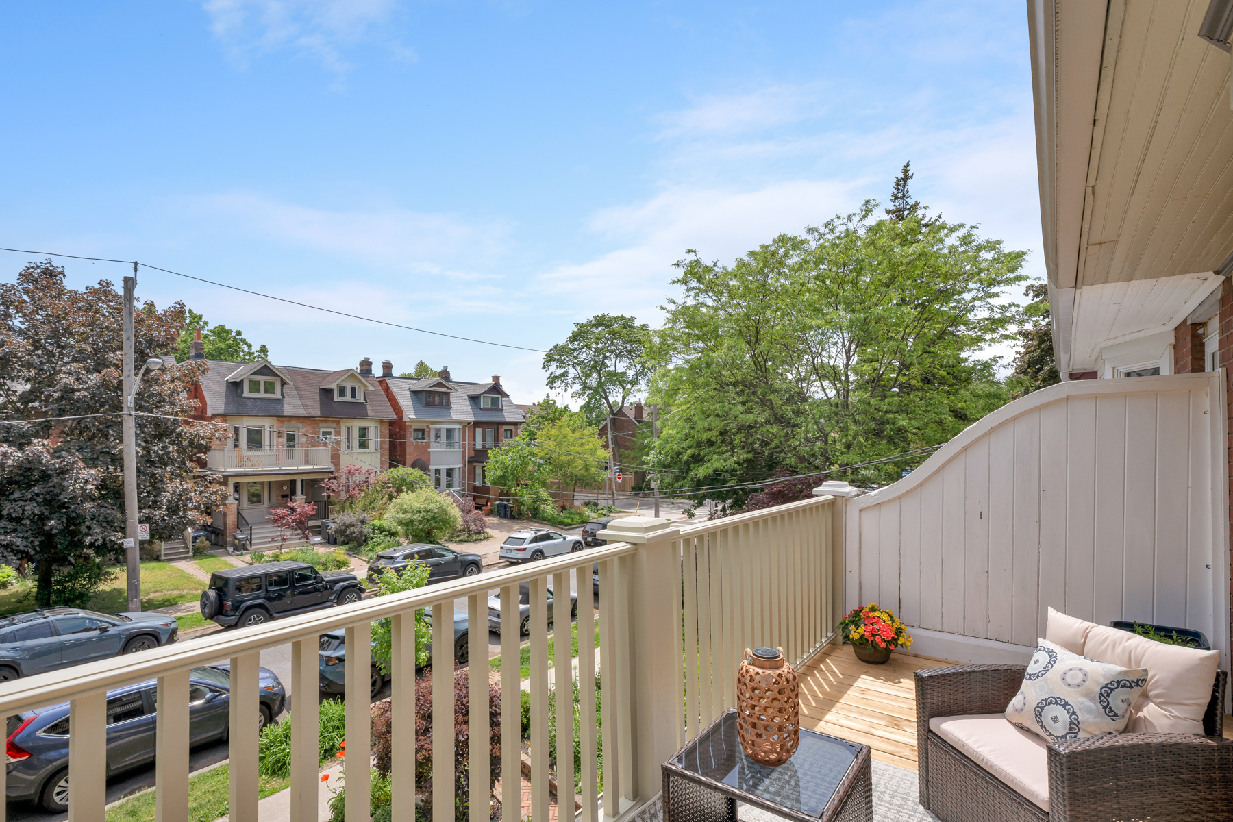 Second floor front deck