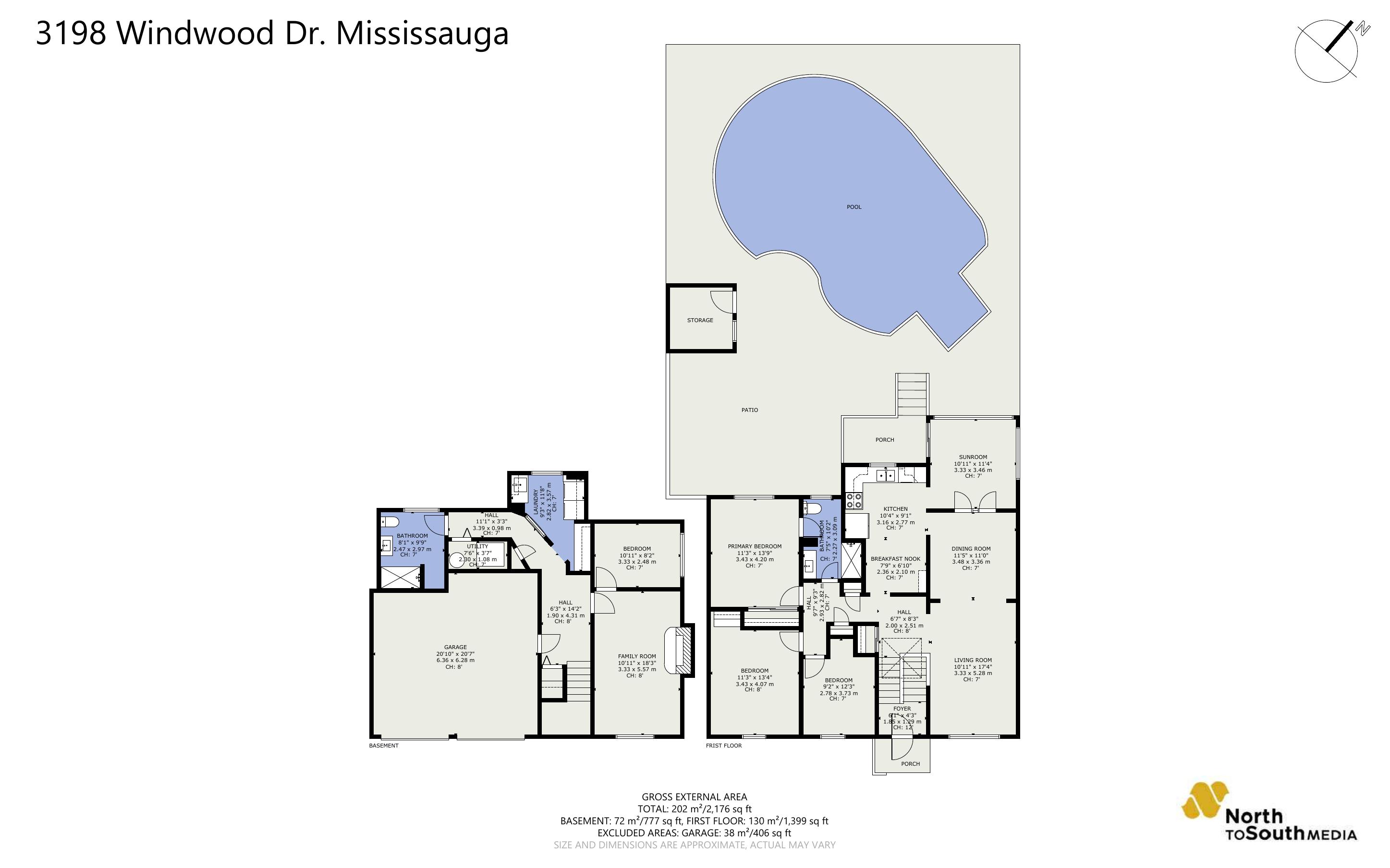 Floor plan for 3192 Windwood Drive